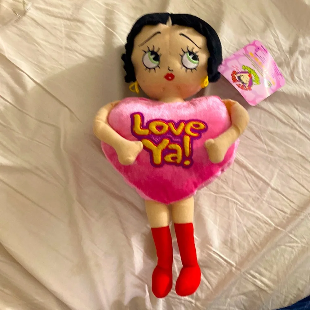 Betty Boop Sugar Loaf Valentine’s Betty Plush Doll 16’NWT